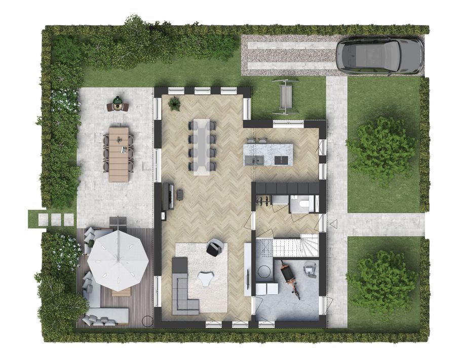Herbertslaan 1, Leidschendam plattegrond-