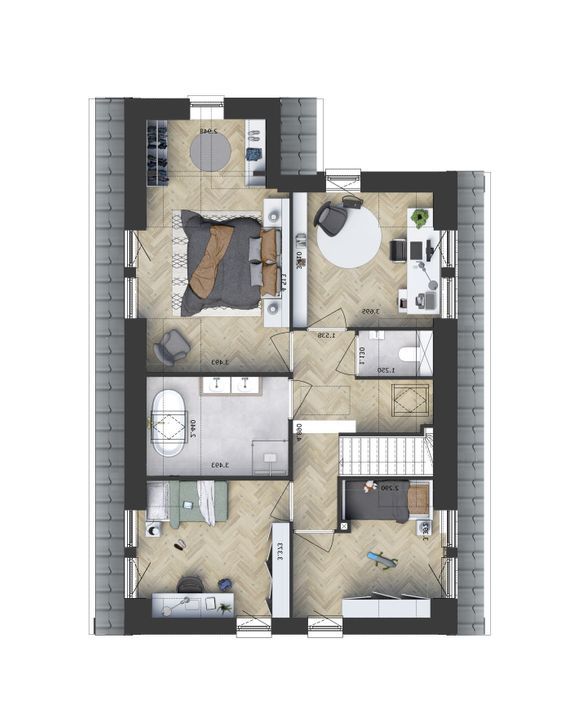 Herbertslaan 1, Leidschendam plattegrond-
