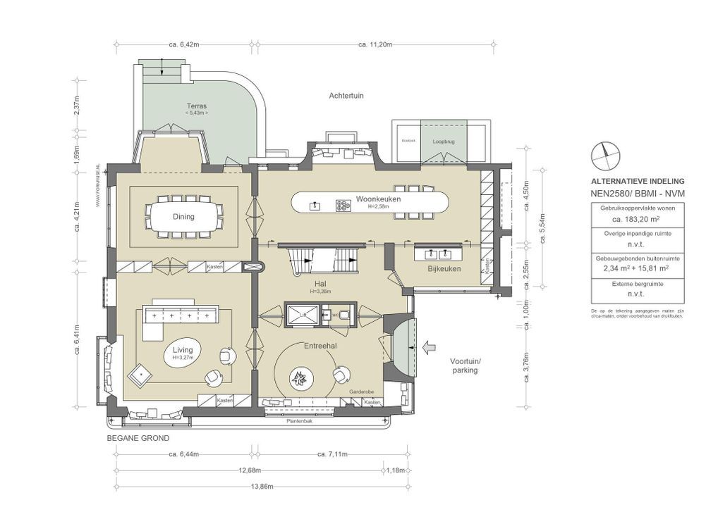 Dijsselhofplantsoen 12, Amsterdam plattegrond-