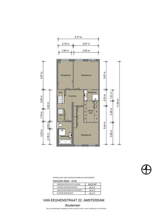 Van Eeghenstraat 22 H, Amsterdam plattegrond-
