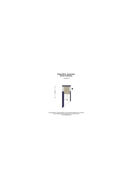 Singel 299 2, Amsterdam plattegrond-