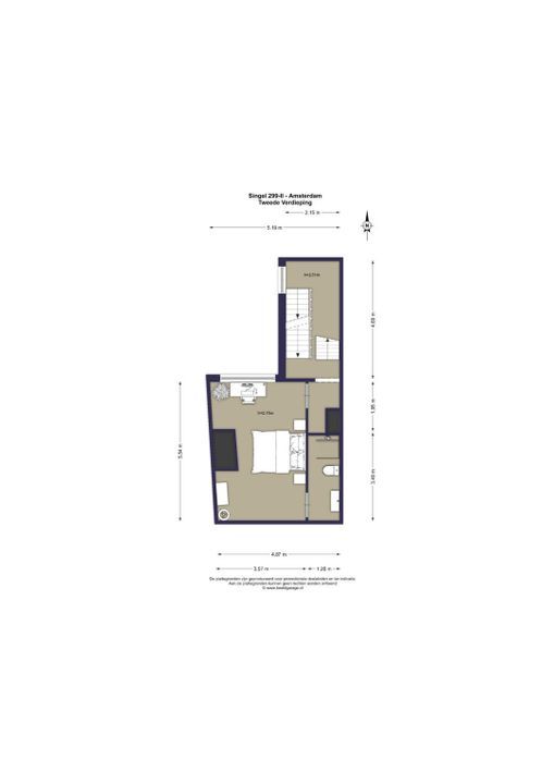 Singel 299 2, Amsterdam plattegrond-