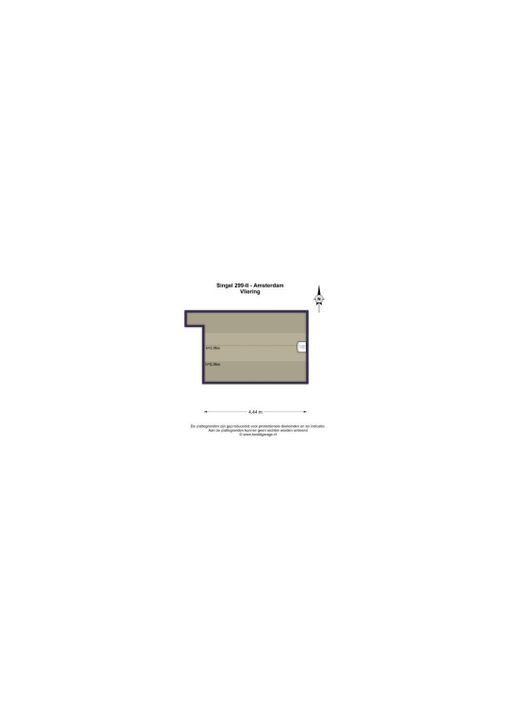 Singel 299 2, Amsterdam plattegrond-