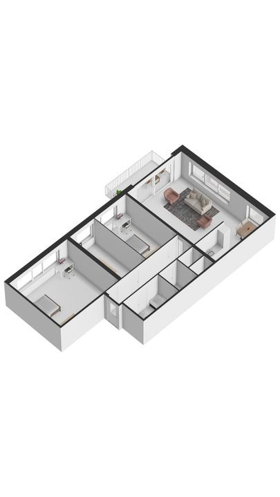 Andreasplein 55, Amsterdam plattegrond-
