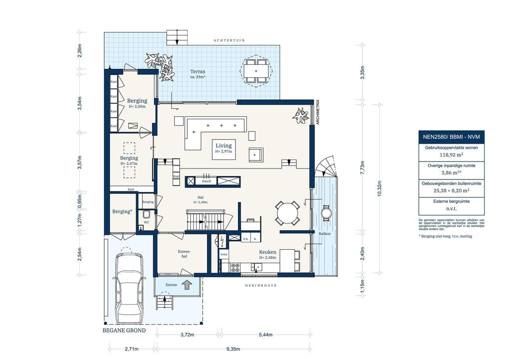 Herinkhave 17, Amsterdam plattegrond-