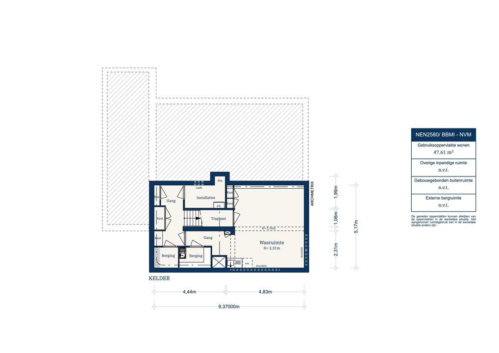Herinkhave 17, Amsterdam plattegrond-