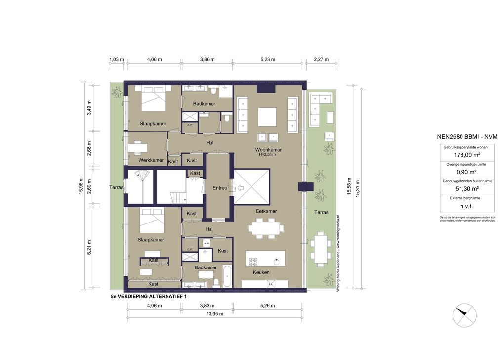 Haparandaweg 706, Amsterdam plattegrond-