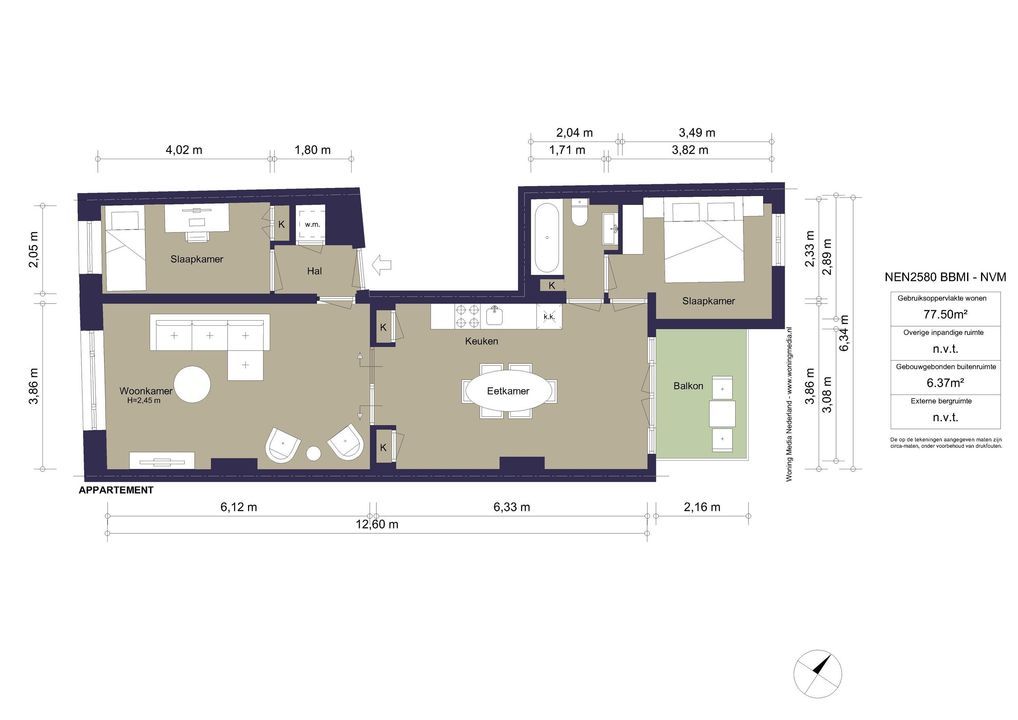 Emmastraat 29 2, Amsterdam plattegrond-
