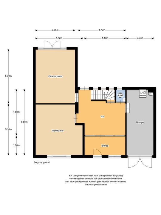 Bachstraat 11, Amsterdam plattegrond-