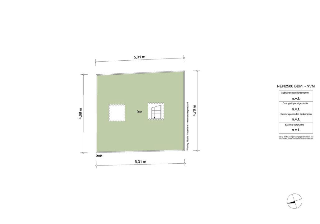 Romeinsarmsteeg 8 H, Amsterdam plattegrond-
