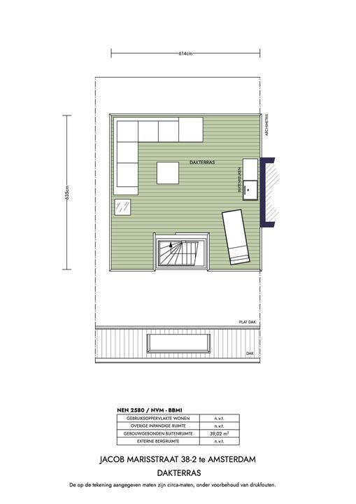 Jacob Marisstraat 38 2, Amsterdam plattegrond-