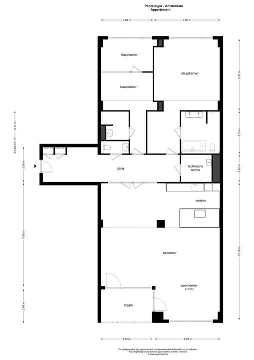 Pontsteiger 139, Amsterdam plattegrond-