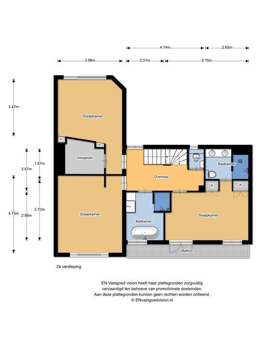 Bachstraat 11, Amsterdam plattegrond-