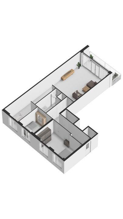 Titus van Rijnstraat 293, Amsterdam plattegrond-