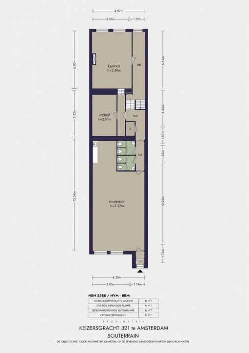 Keizersgracht 321, Amsterdam plattegrond-