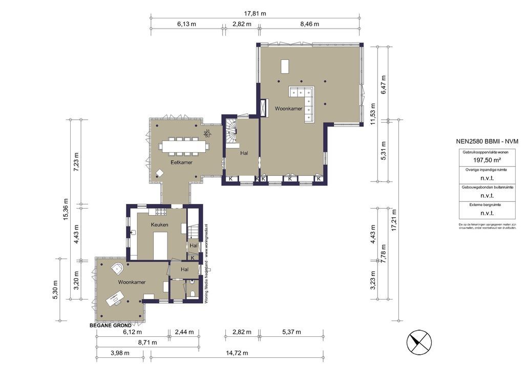 Nienhuis Ruijskade 1, Muiderberg plattegrond-