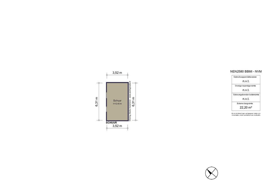 Nienhuis Ruijskade 1, Muiderberg plattegrond-