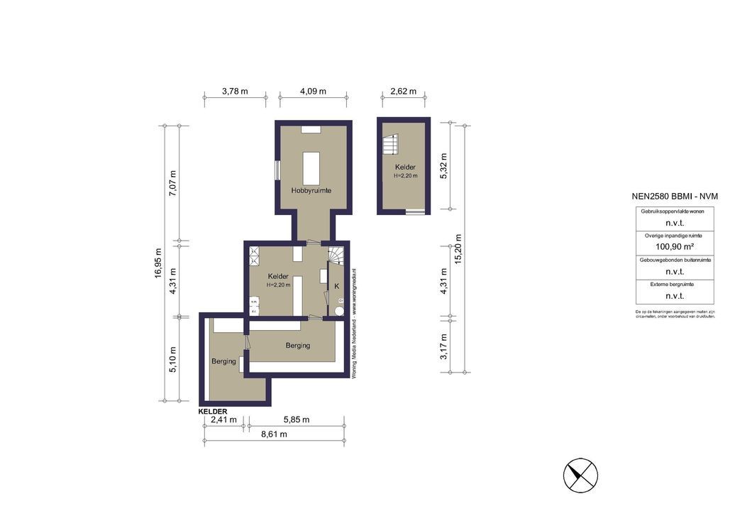 Nienhuis Ruijskade 1, Muiderberg plattegrond-