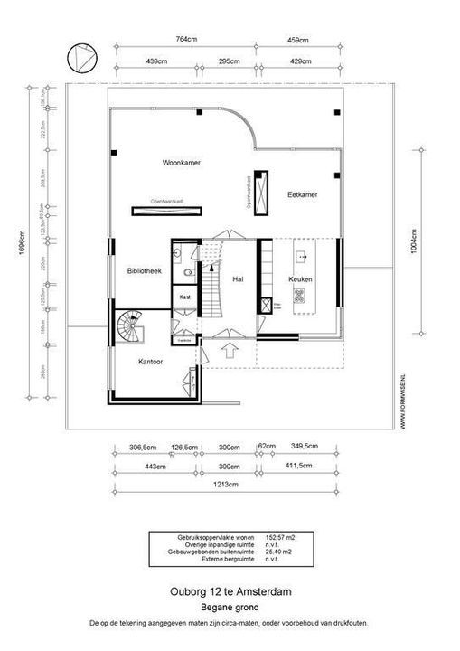 Ouborg 12, Amsterdam plattegrond-