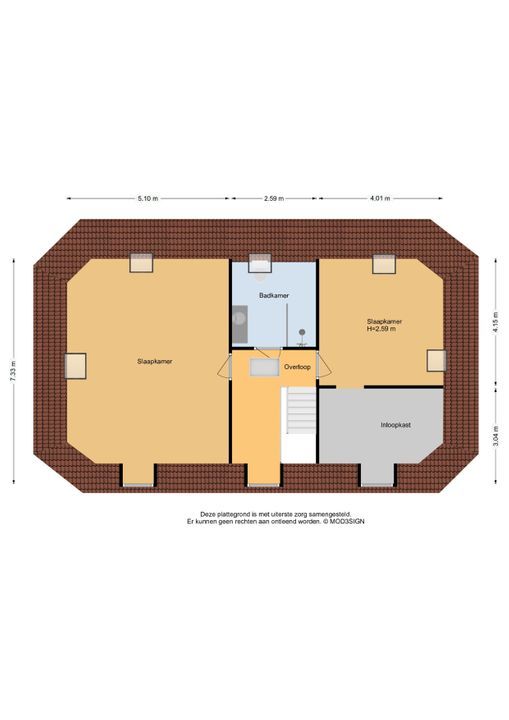 Larense Laan 16, Zwaanshoek plattegrond-