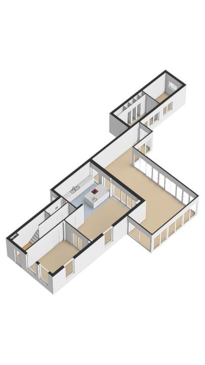 Oude Prinsweg 19, Bergen (nh) plattegrond-