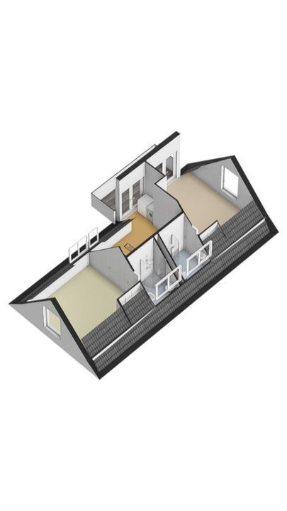 Oude Prinsweg 19, Bergen (nh) plattegrond-