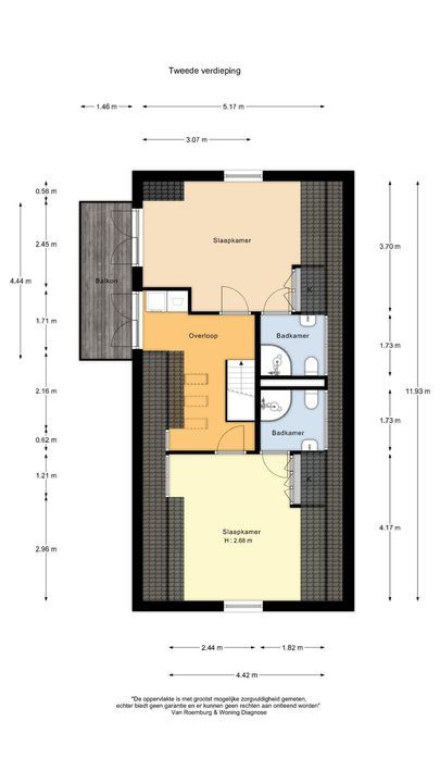 Oude Prinsweg 19, Bergen (nh) plattegrond-