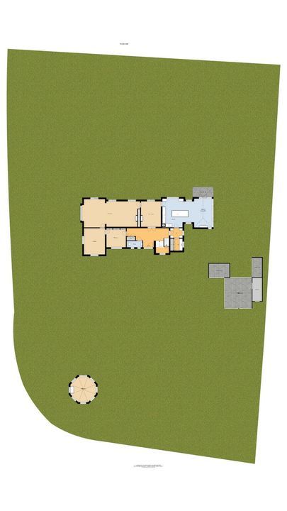 Zwarteweg 4, Aerdenhout plattegrond-