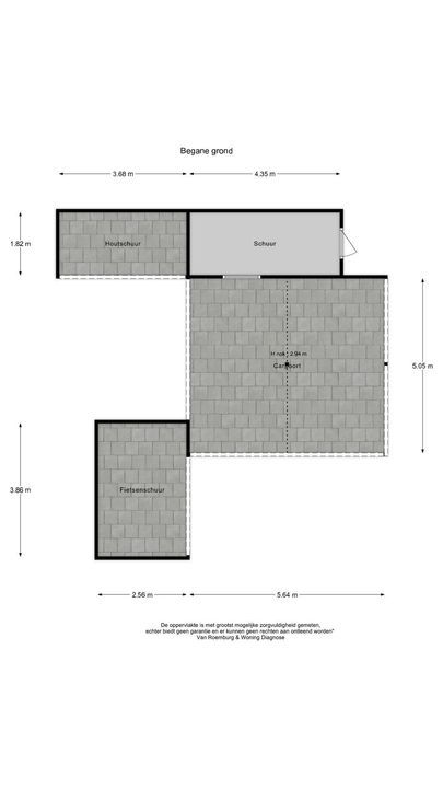 Zwarteweg 4, Aerdenhout plattegrond-