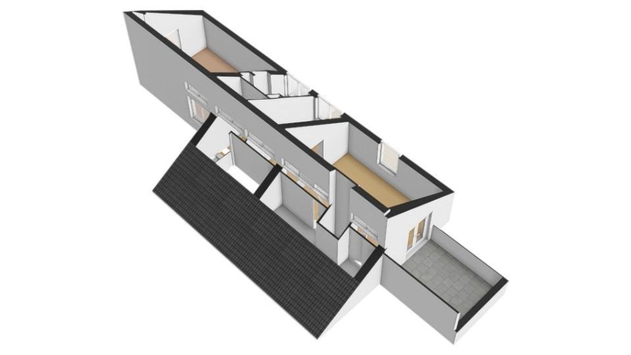 Doolhof 9, Oudeschild plattegrond-