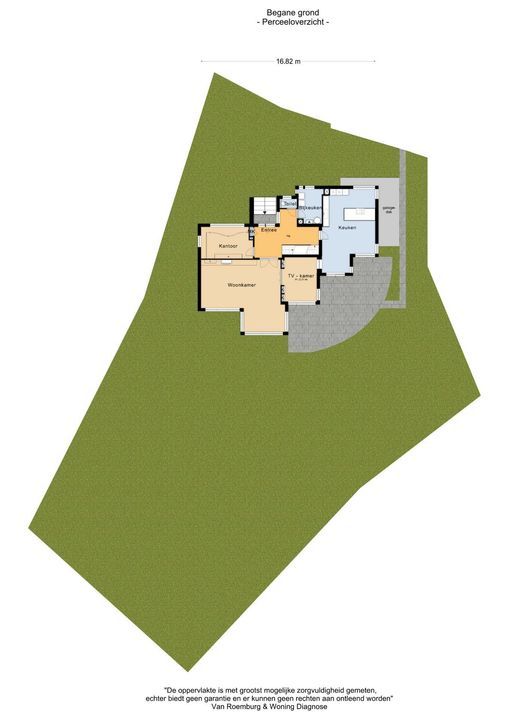 Kleine Sparrenlaan 1, Bennebroek plattegrond-