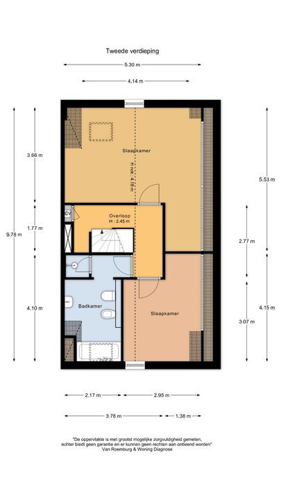 Jan Willem Frisolaan 2, Overveen plattegrond-