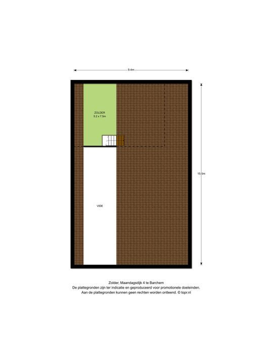 Maandagsdijk 4, Barchem plattegrond-