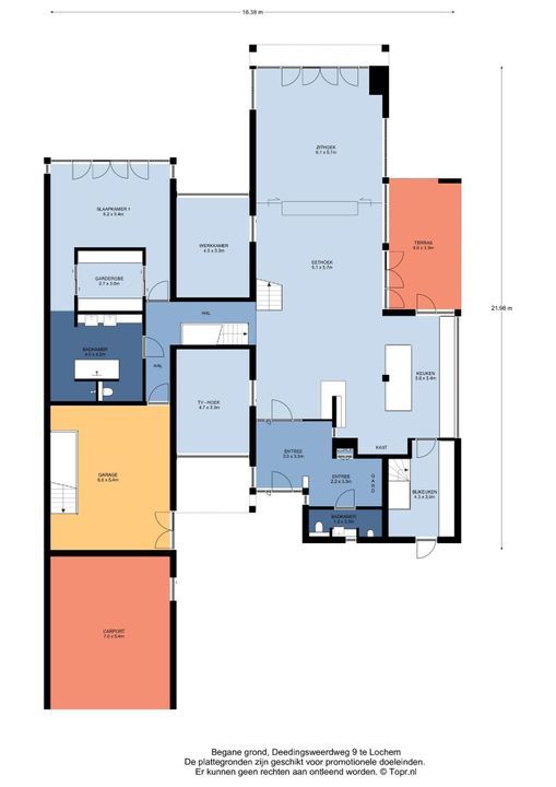 Deedingsweerdweg 9, Lochem plattegrond-