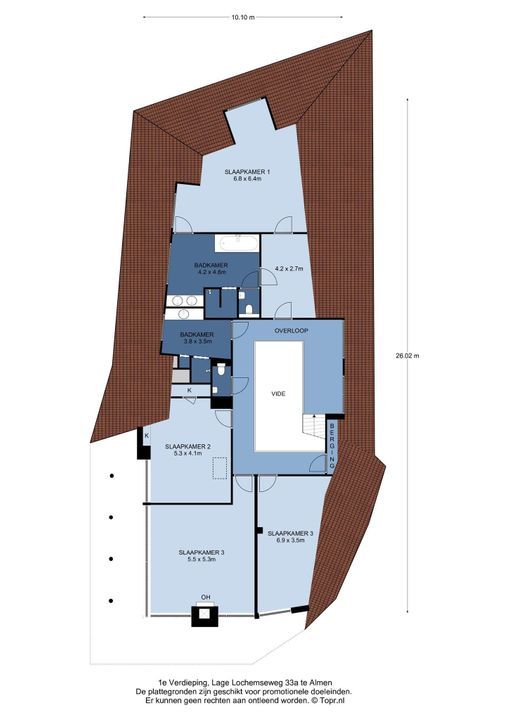 Lage Lochemseweg 33 a, Almen plattegrond-