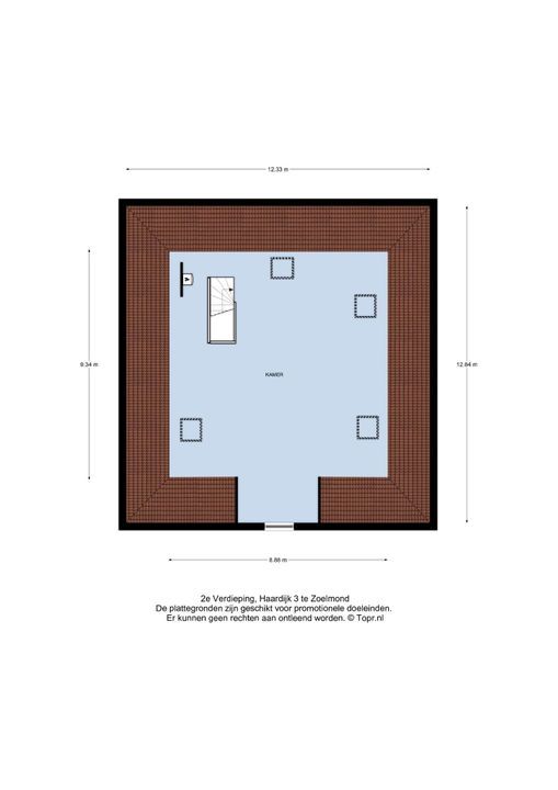 Haardijk 3, Zoelmond plattegrond-