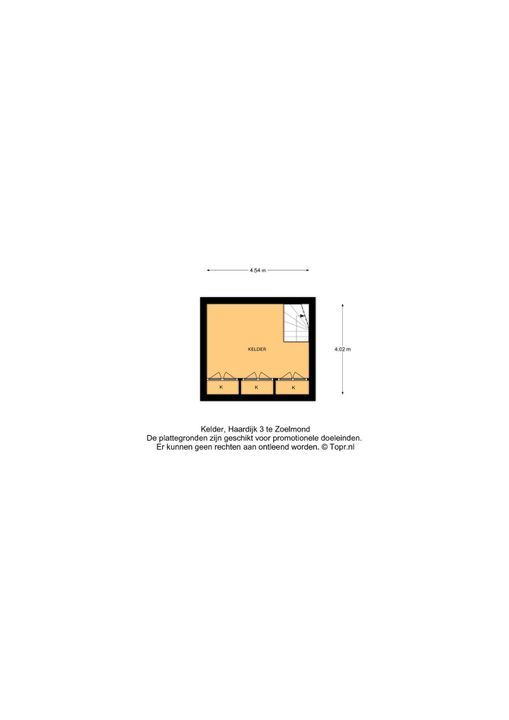 Haardijk 3, Zoelmond plattegrond-