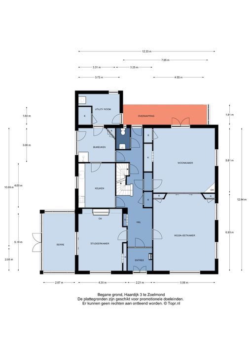 Haardijk 3, Zoelmond plattegrond-