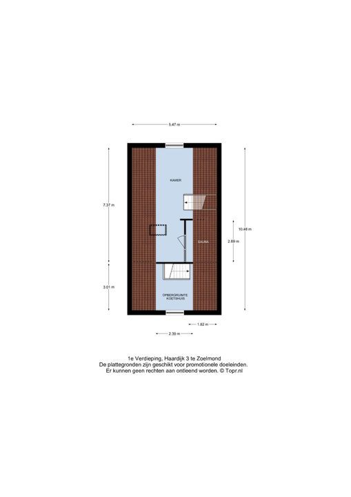 Haardijk 3, Zoelmond plattegrond-