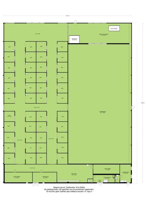 Dortherdijk 16, Eefde plattegrond-