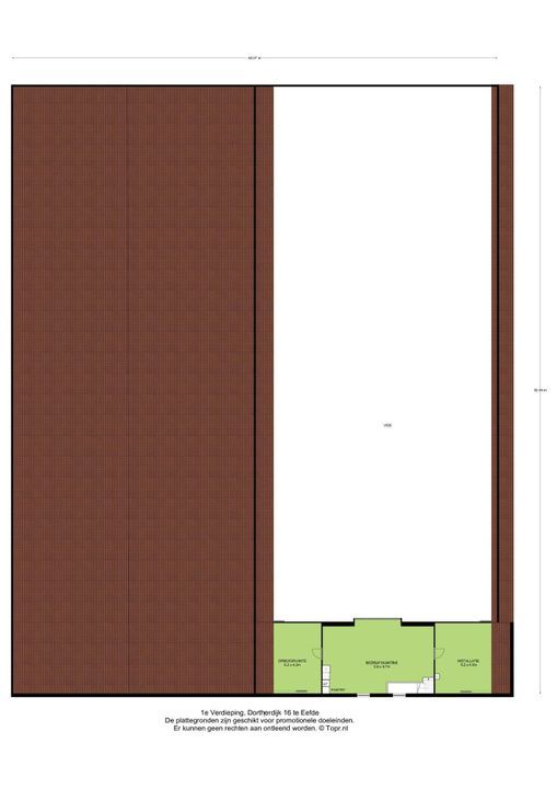 Dortherdijk 16, Eefde plattegrond-