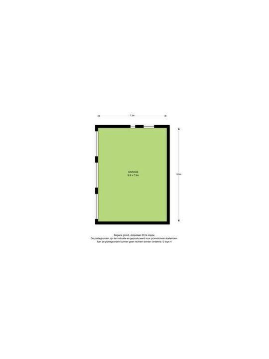 Joppelaan 65, Joppe plattegrond-