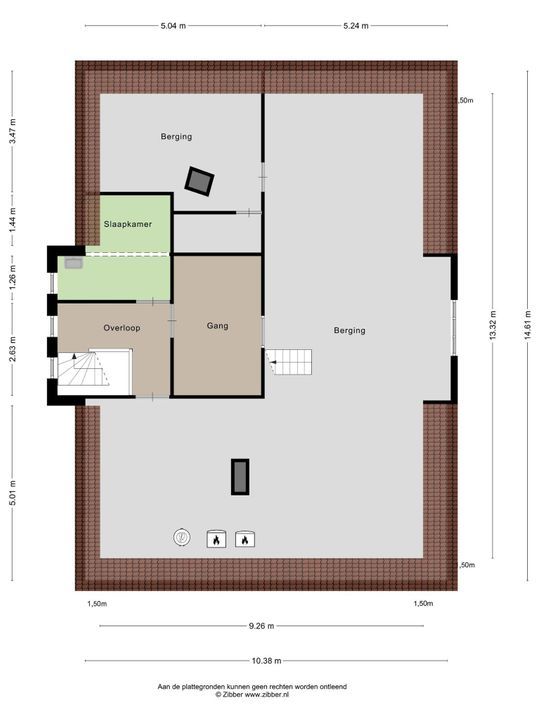 H.W. Iordensweg 91, Wilp plattegrond-