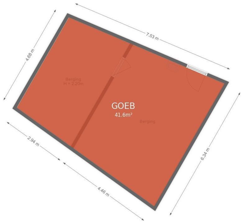 Weg over de Plaats 4, Doornspijk plattegrond-