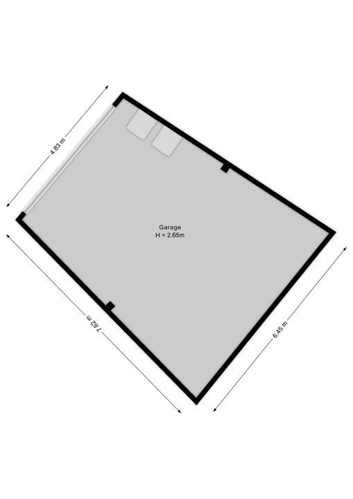 Weg over de Plaats 4, Doornspijk plattegrond-
