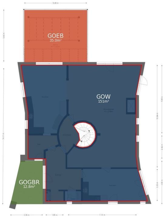 Weg over de Plaats 4, Doornspijk plattegrond-