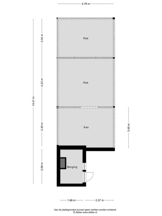 Stenendijk 8, Beerzerveld plattegrond-