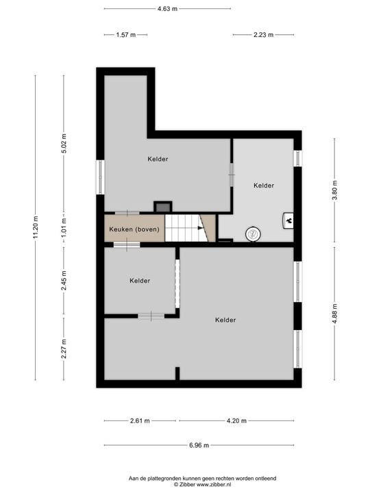 Stenendijk 8, Beerzerveld plattegrond-