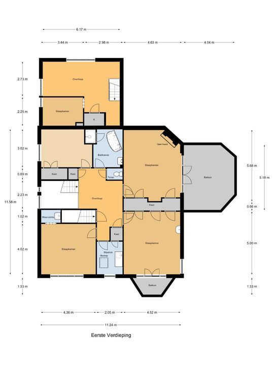 van Heemstraweg 58, Beuningen Gld plattegrond-