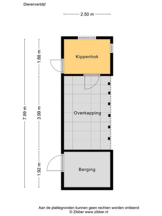 Stenendijk 8, Beerzerveld plattegrond-